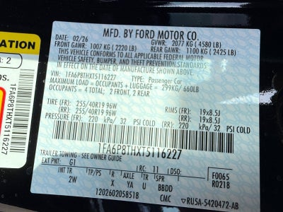 2026 Ford Mustang EcoBoost