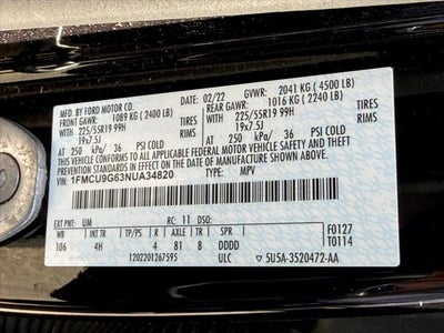 2022 Ford Escape SE