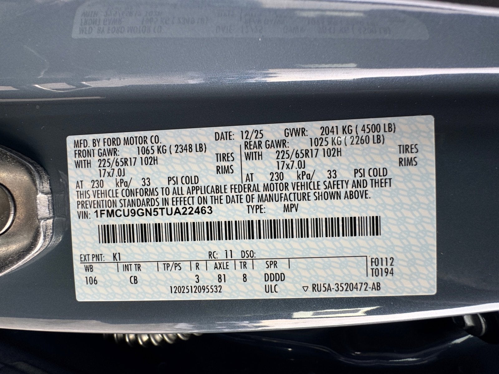 2026 Ford Escape Active