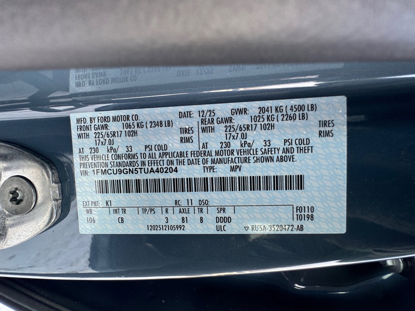 2026 Ford Escape Active