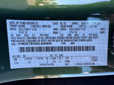 2025 Ford Bronco Big Bend