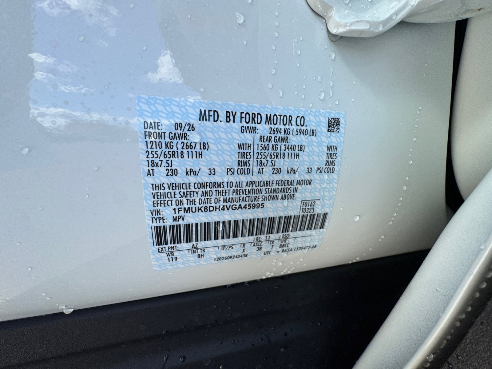 2027 Ford Explorer Active with 200A Pkg
