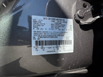 2026 Ford Explorer Active with 200A Pkg