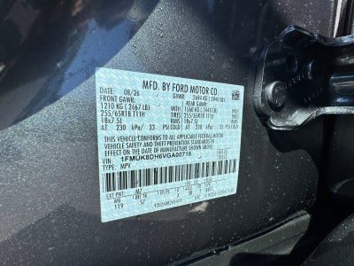 2027 Ford Explorer Active with 200A Pkg