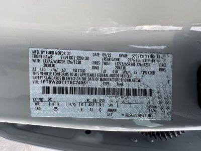 2026 Ford Super Duty F-250 SRW F-250® XLT