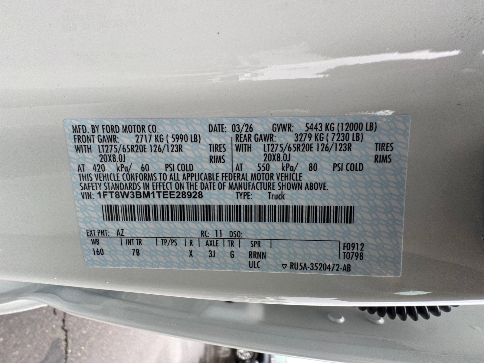 2026 Ford Super Duty F-350 SRW Platinum