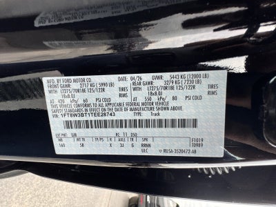 2026 Ford Super Duty F-350 SRW LARIAT