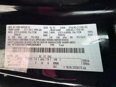 2021 Ford Super Duty F-350 SRW Platinum