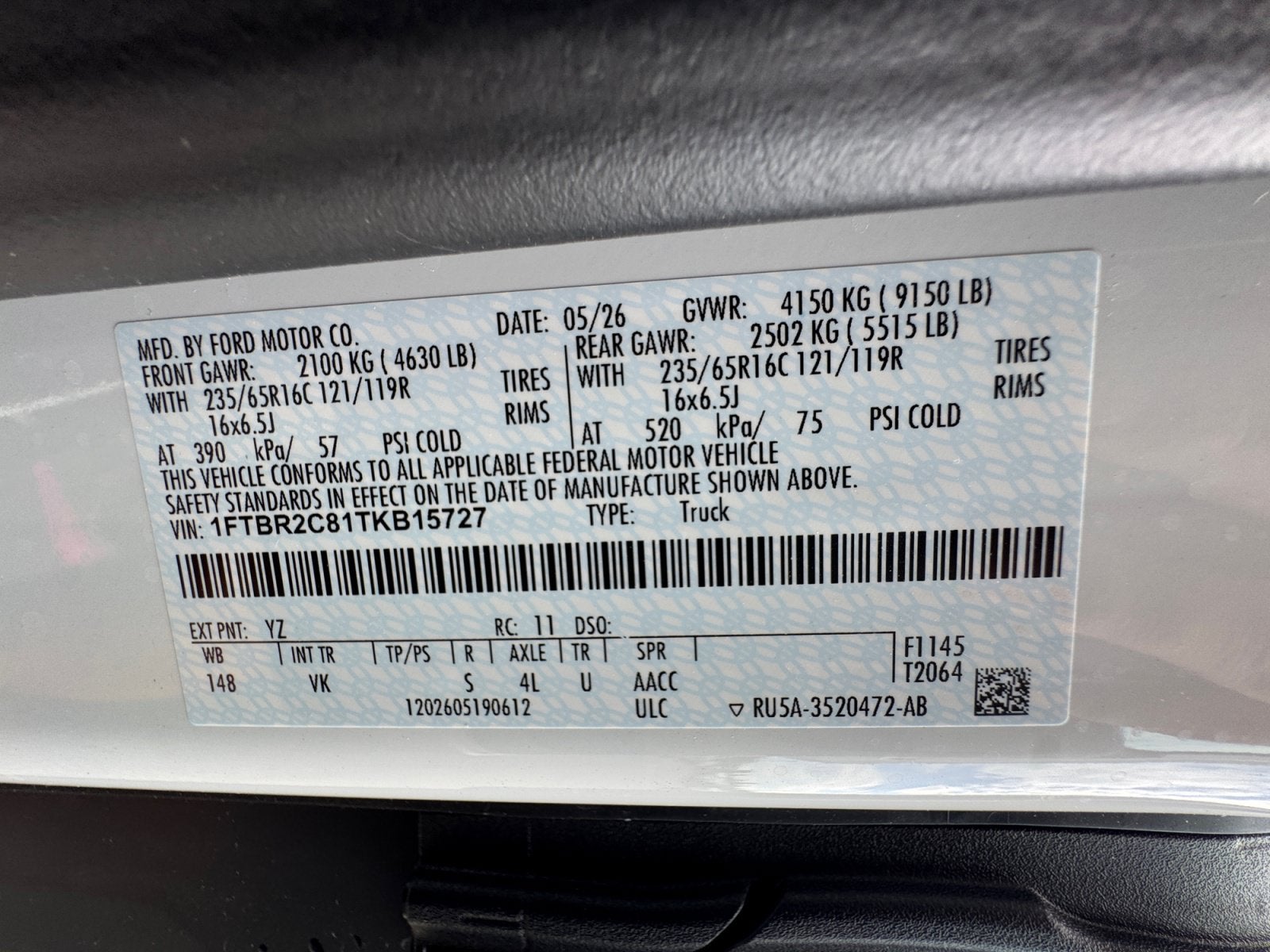 2026 Ford Transit Cargo Van Cargo Van