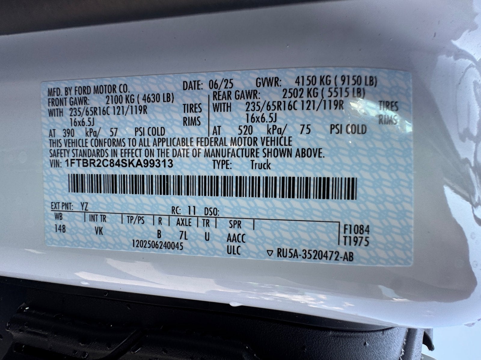 2025 Ford Transit Cargo Van Cargo Van