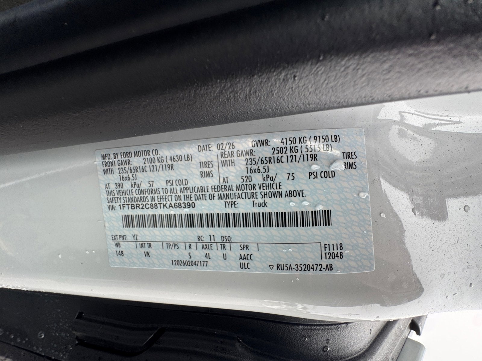 2026 Ford Transit Cargo Van Cargo Van