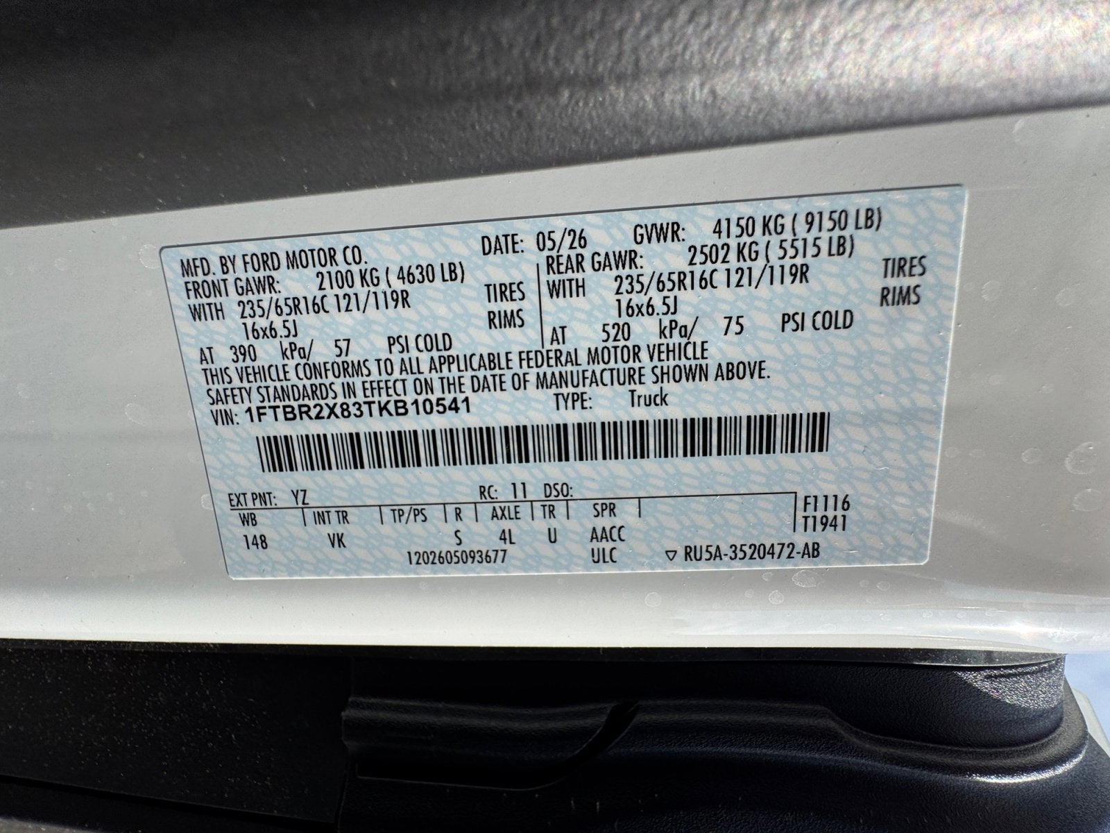 2026 Ford Transit Cargo Van Cargo Van