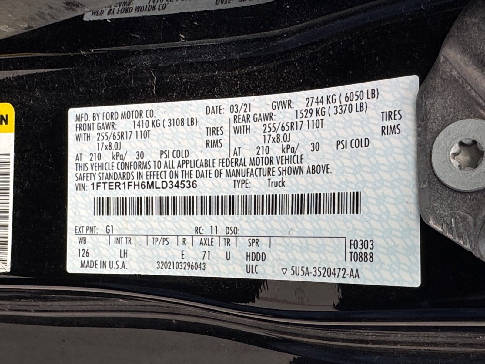 2021 Ford Ranger XL