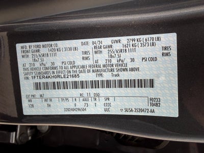 2024 Ford Ranger LARIAT