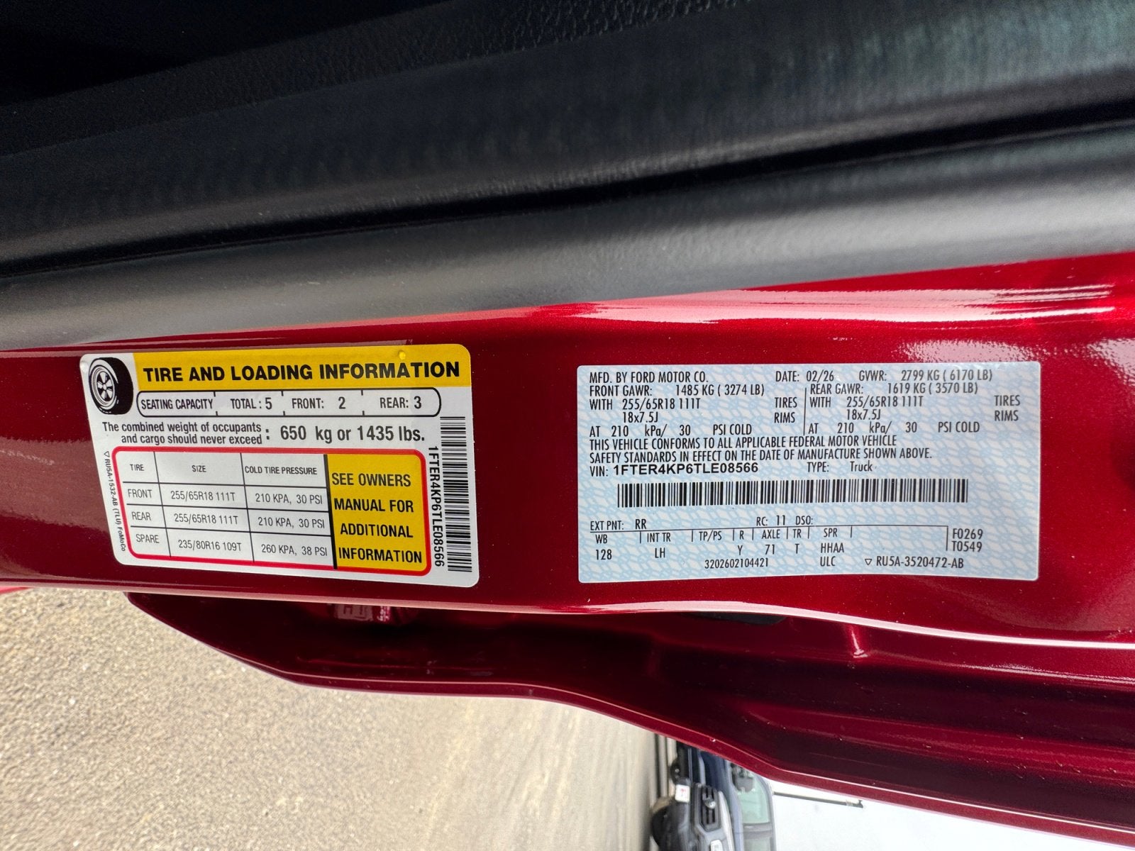 2026 Ford Ranger LARIAT