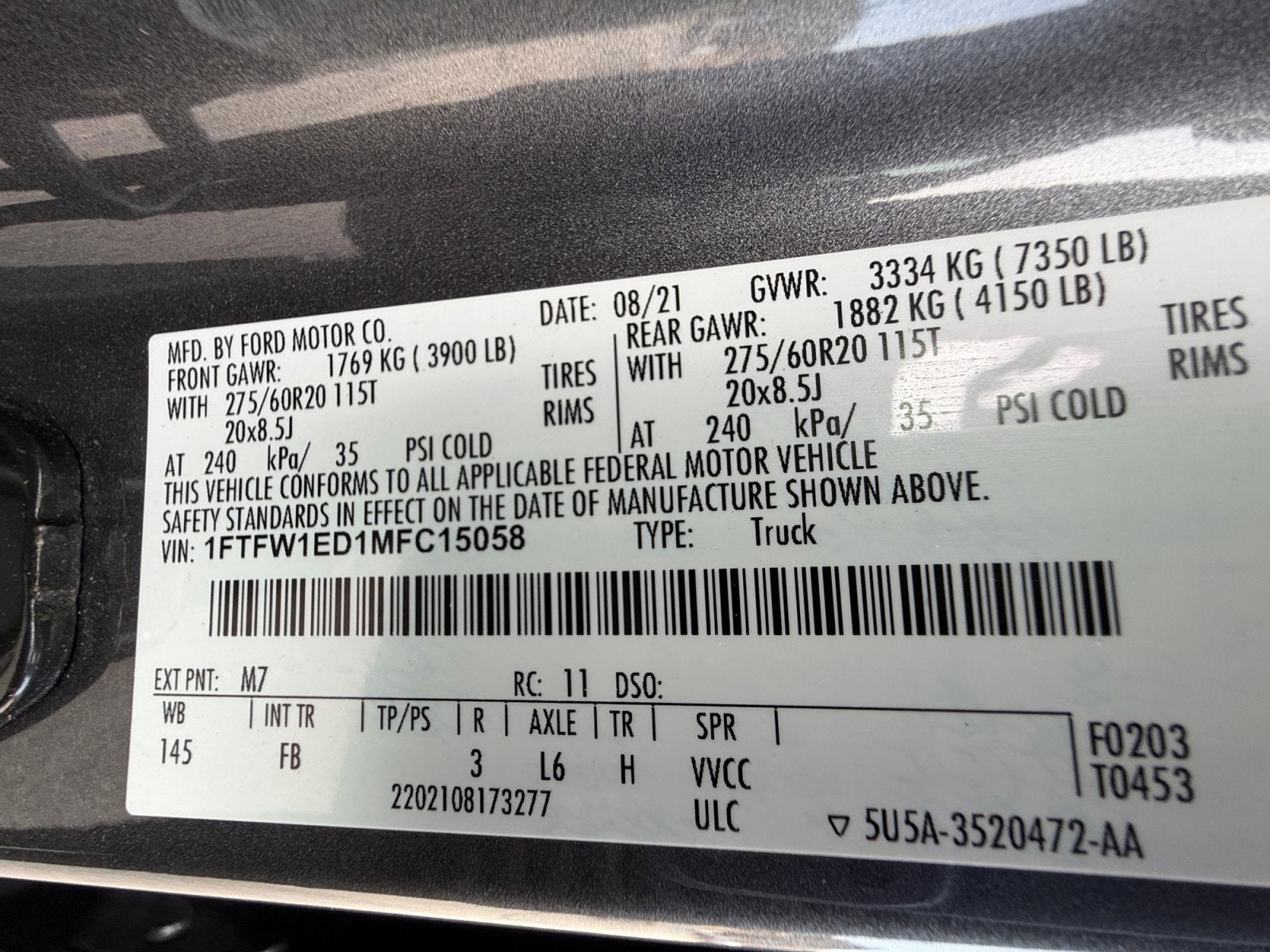 2021 Ford F-150 XLT