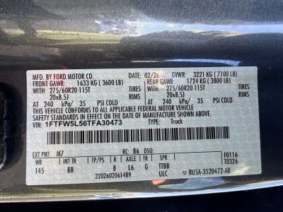 2026 Ford F-150 LARIAT