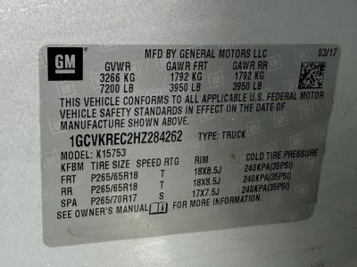 2017 Chevrolet Silverado 1500 LT