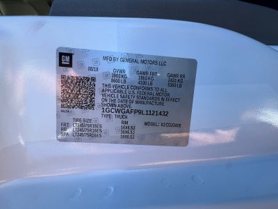 2020 Chevrolet Express Cargo Van Work Van
