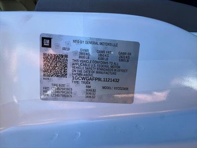2020 Chevrolet Express Cargo Van Work Van