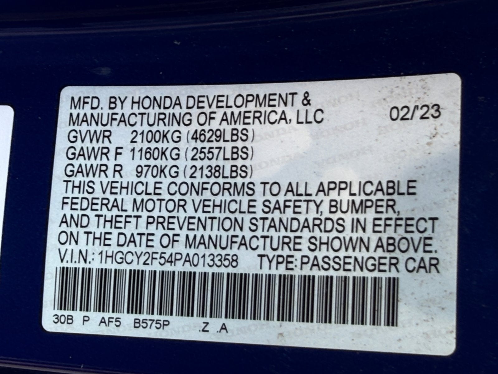2023 Honda Accord Hybrid Sport