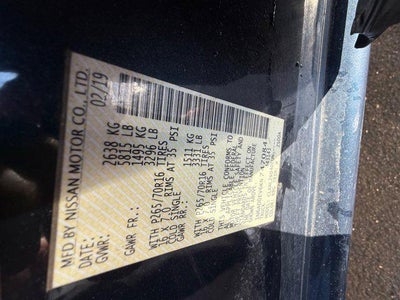 2019 Nissan Frontier SV