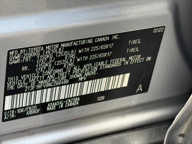 2022 Toyota RAV4 LE
