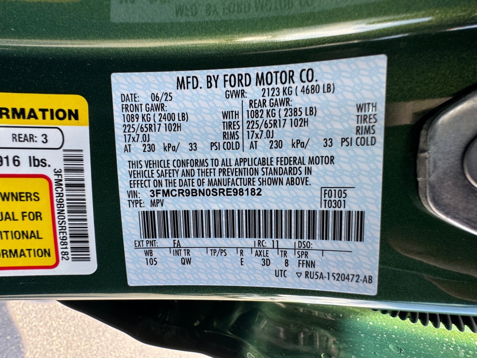 2025 Ford Bronco Sport Big Bend