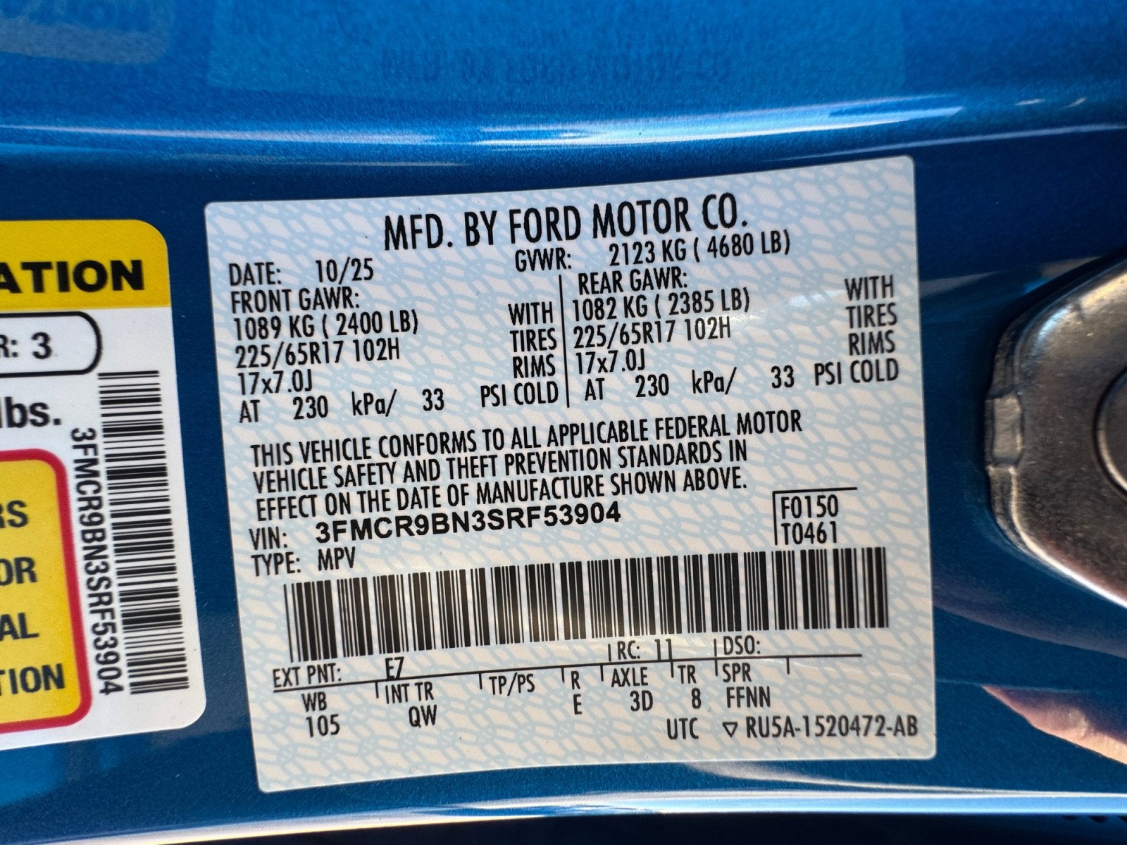 2025 Ford Bronco Sport Big Bend