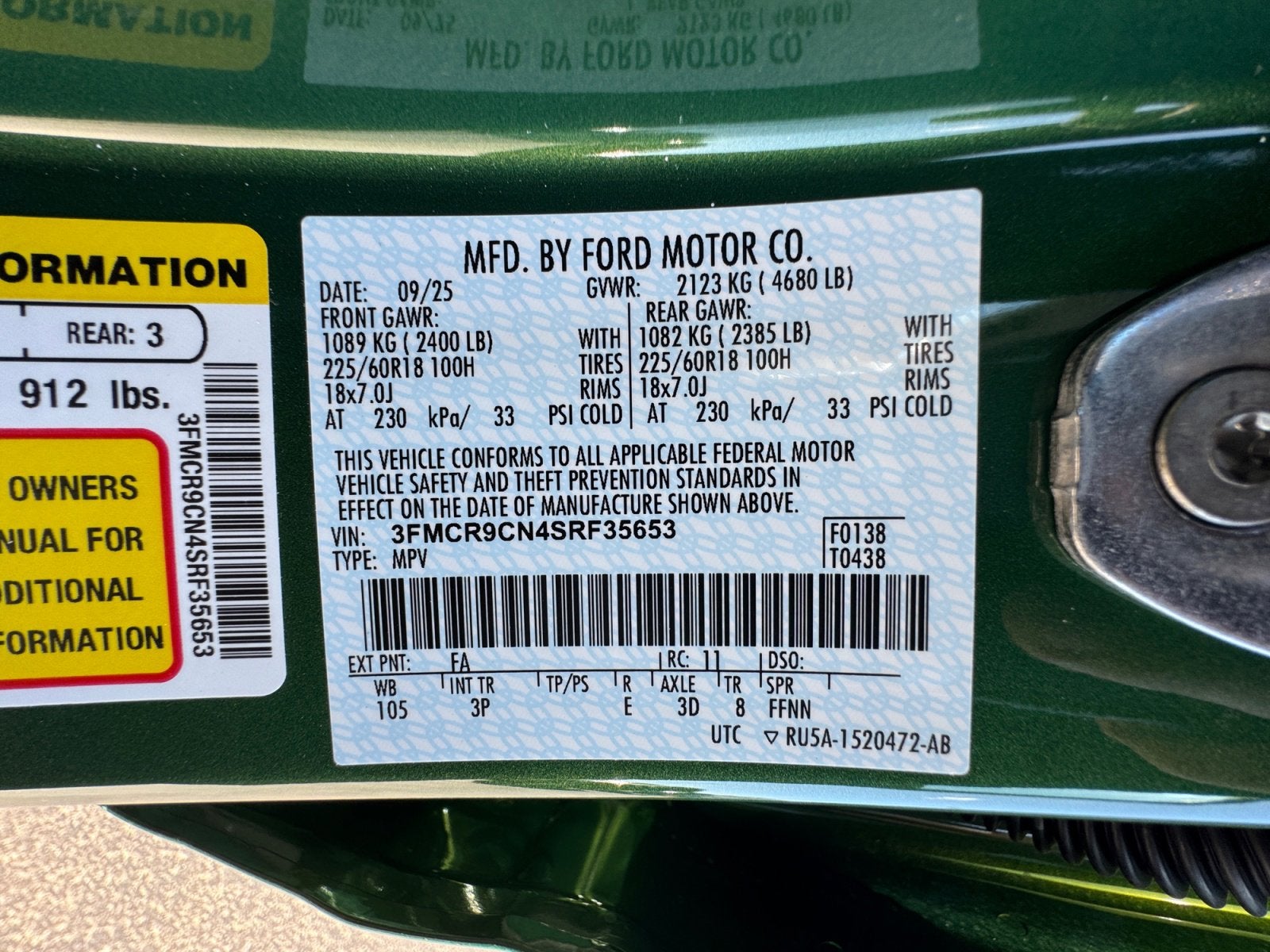 2025 Ford Bronco Sport Outer Banks