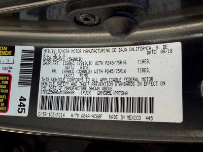 2018 Toyota Tacoma SR5