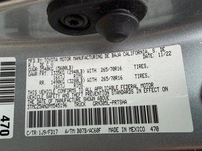 2023 Toyota Tacoma 4WD TRD Off Road