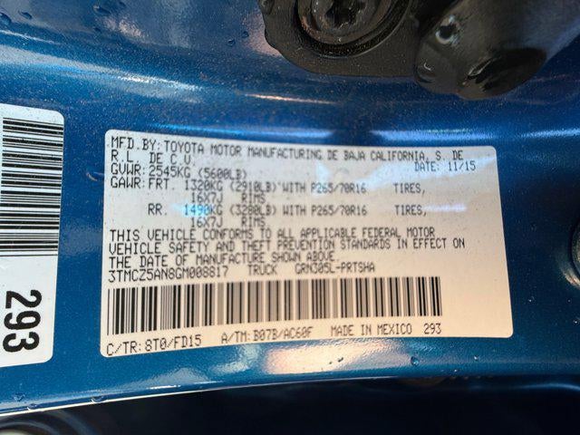 2016 Toyota Tacoma TRD Off Road