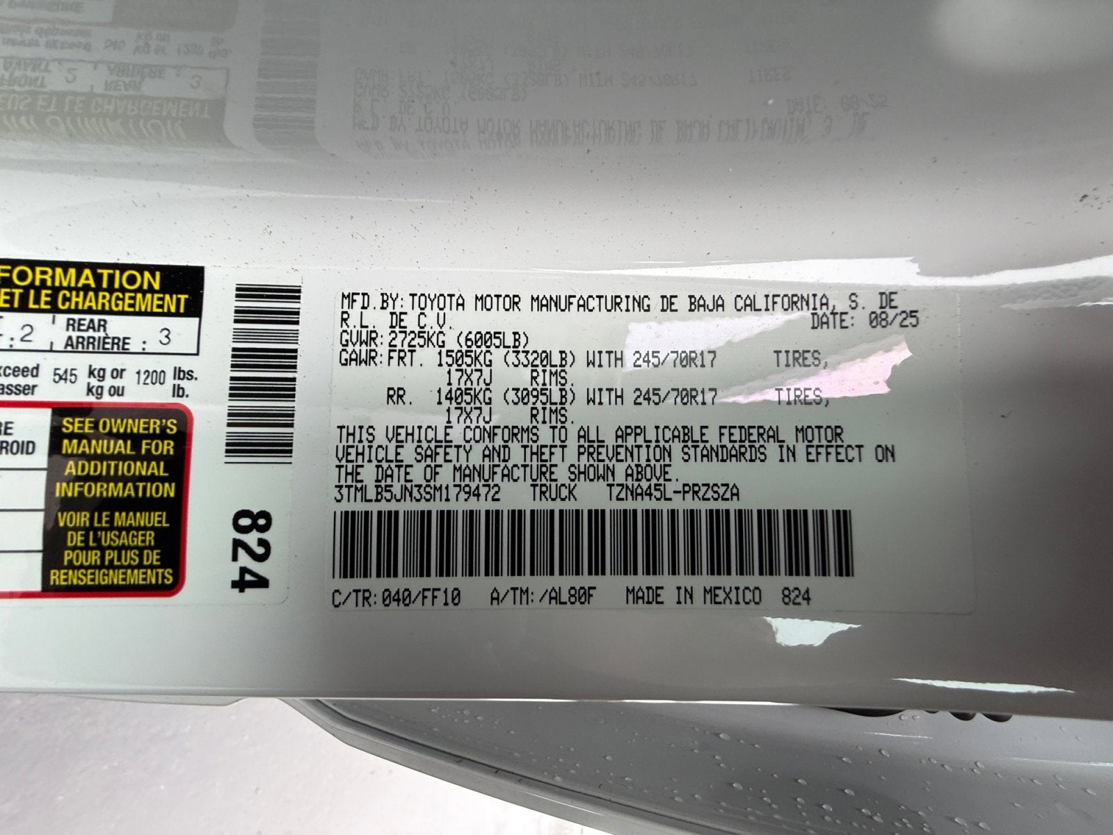 2025 Toyota Tacoma 4WD SR5