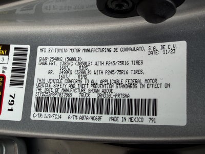 2023 Toyota Tacoma 4WD SR5