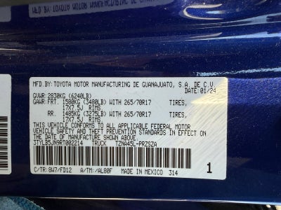 2024 Toyota Tacoma 4WD TRD Off Road