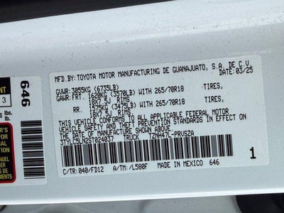 2025 Toyota Tacoma 4WD TRD Off Road Hybrid