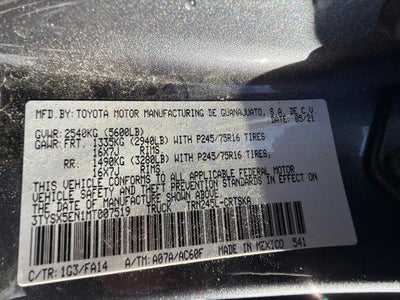 2021 Toyota Tacoma 4WD SR