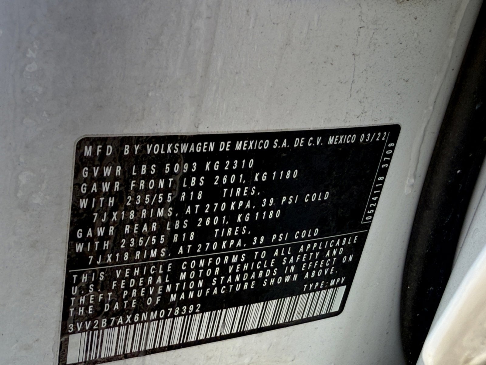 2022 Volkswagen Tiguan SE