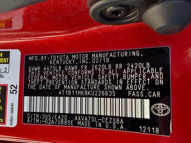 2019 Toyota Camry SE