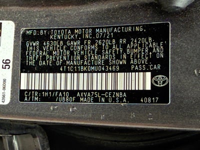 2021 Toyota Camry LE