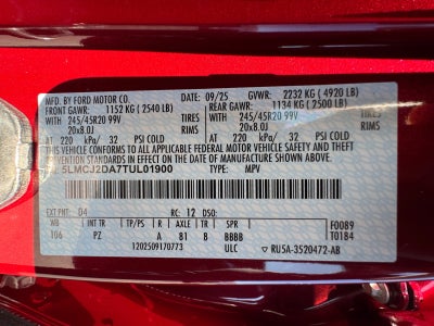 2026 Lincoln Corsair Reserve