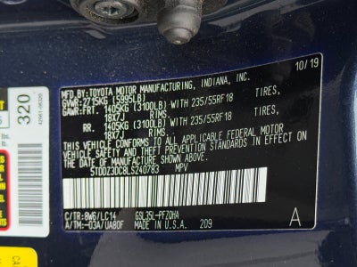 2020 Toyota Sienna XLE