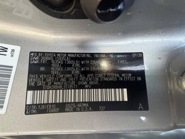 2020 Toyota Highlander XLE