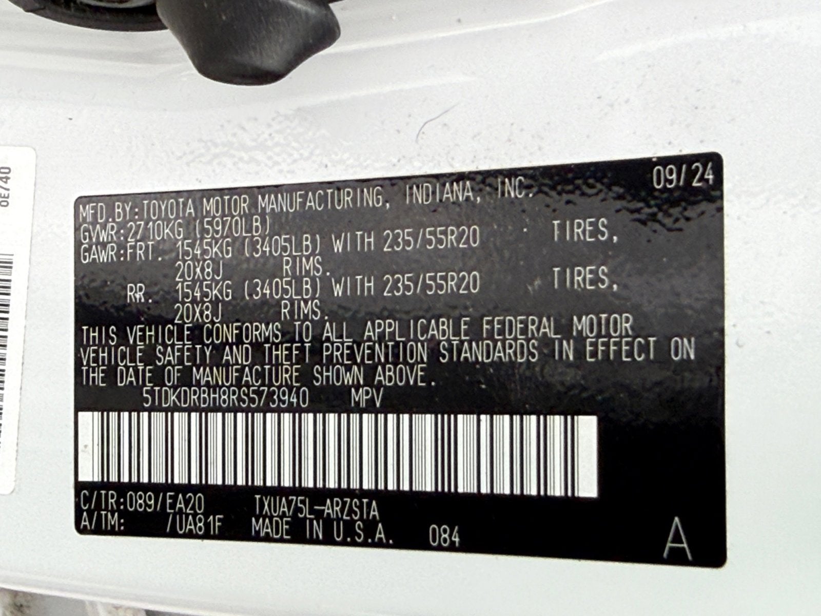 2024 Toyota Highlander XSE