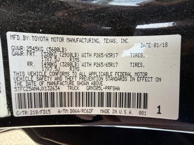 2018 Toyota Tacoma TRD Sport