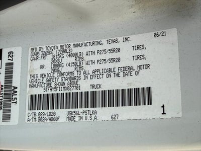 2021 Toyota Tundra 4WD Truck Limited