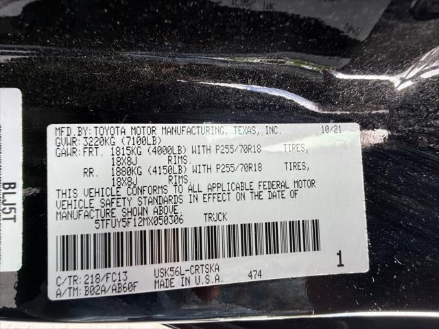 2021 Toyota Tundra 4WD SR5