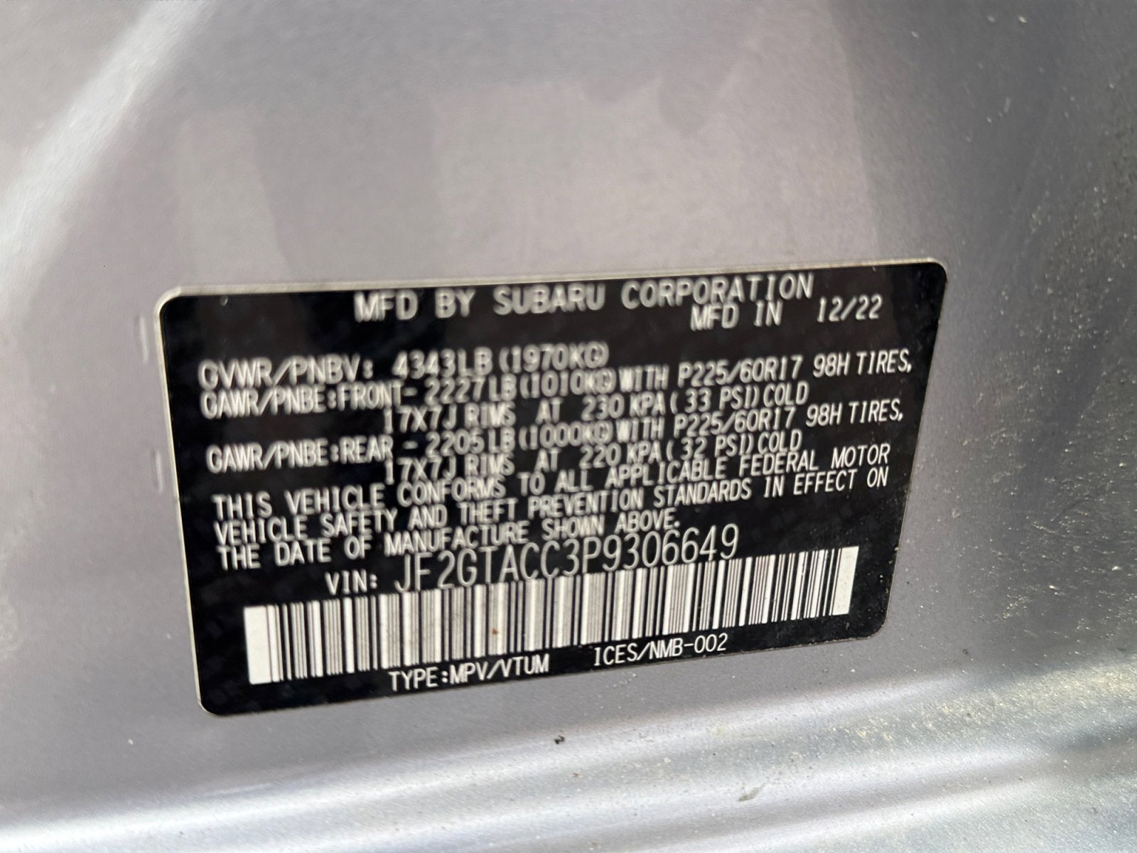 2023 Subaru Crosstrek Premium