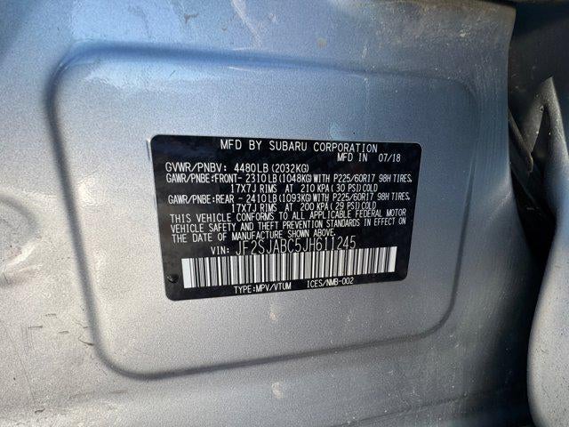 2018 Subaru Forester 2.5I